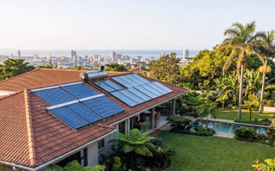 Why is my solar geyser making a humming or knocking sound?